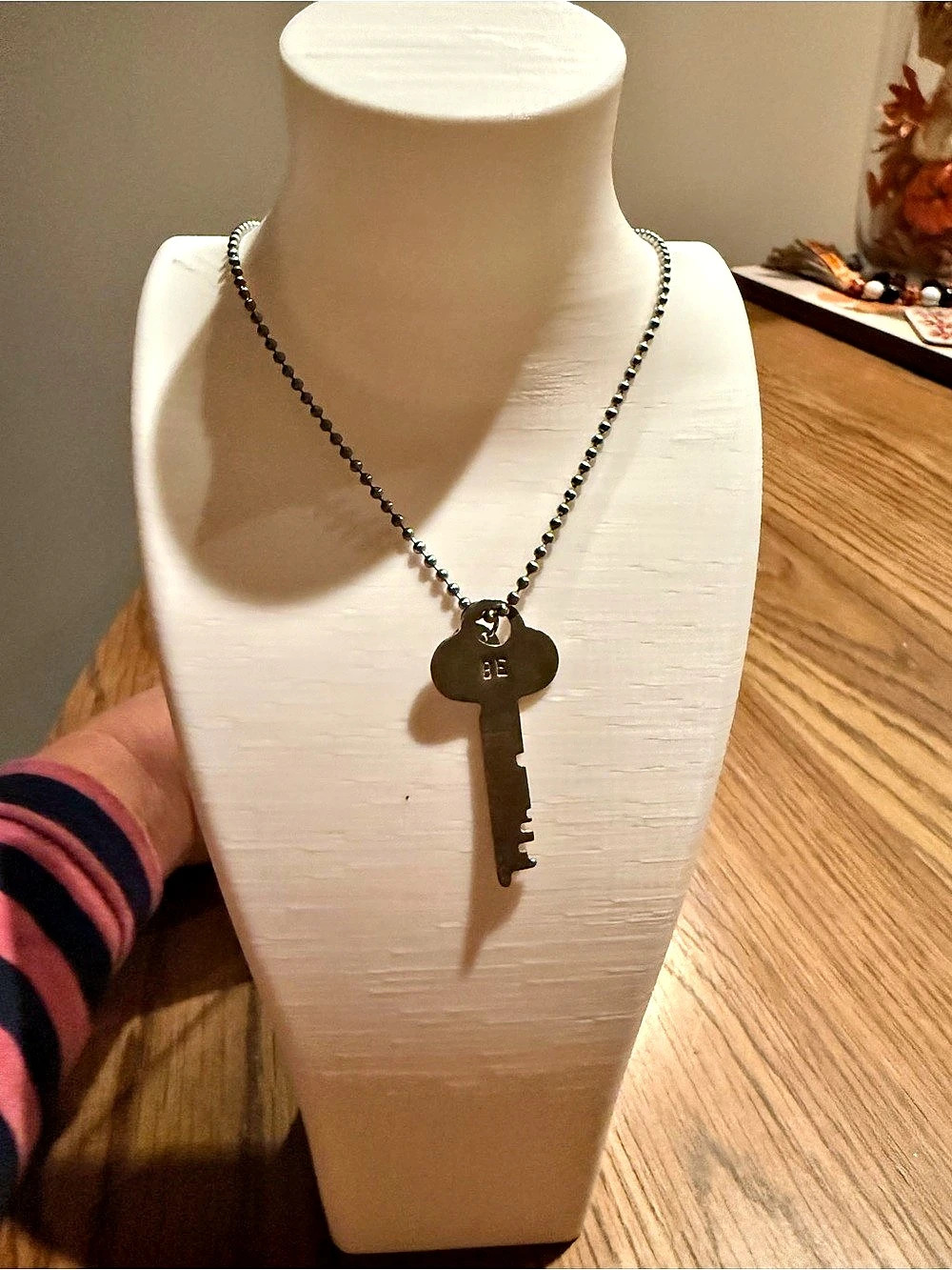The Giving Keys Classic Key Ball Chain Necklace Silver & Gold